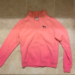 cozy PINK zip up sweatshirt